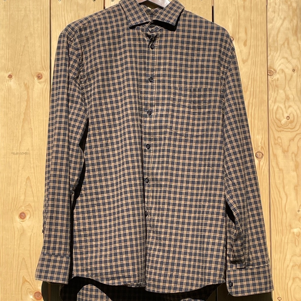 Billy Reid checked dress shirt M Italy